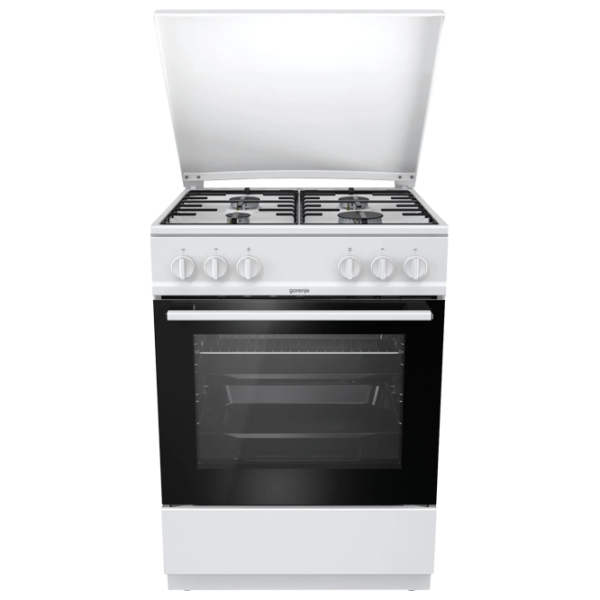 Aragaz Gorenje G6111WH Pe gaz/ White/ Black photo 1 Aragaz Gorenje G6111WH Pe gaz/ White/ Black photo 1