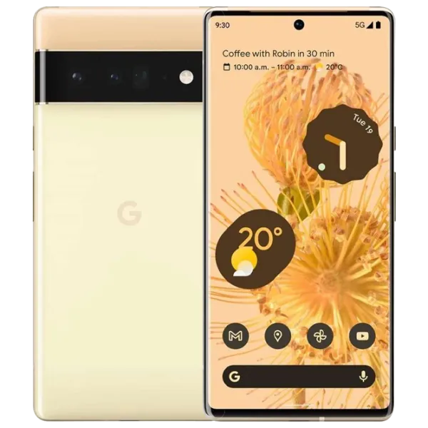 Google Pixel 6 Pro 12 GB/ 128 GB/ Single SIM/ Gold Sorta Sunny photo 1