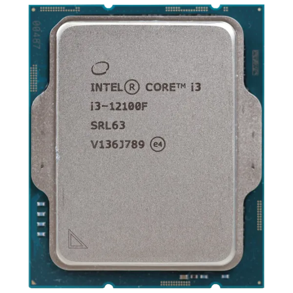 Процессор Intel Core i3-12100F Tray S1700/ 3.30 ГГц - 4.30 ГГц photo 1