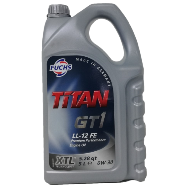 Моторное масло Fuchs TITAN GT1 LL-12 FE 0W-30 5 л синтетическое photo 1