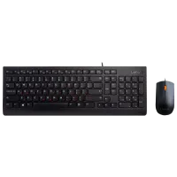 Клавиатура и Мышь Lenovo 300 Проводная/ Черный