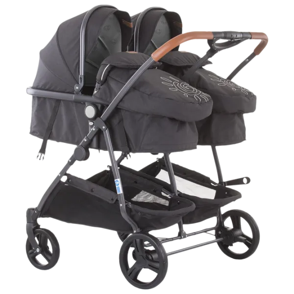 Детская коляска Chipolino Duo Smart 3800931040307/ Серый photo 1