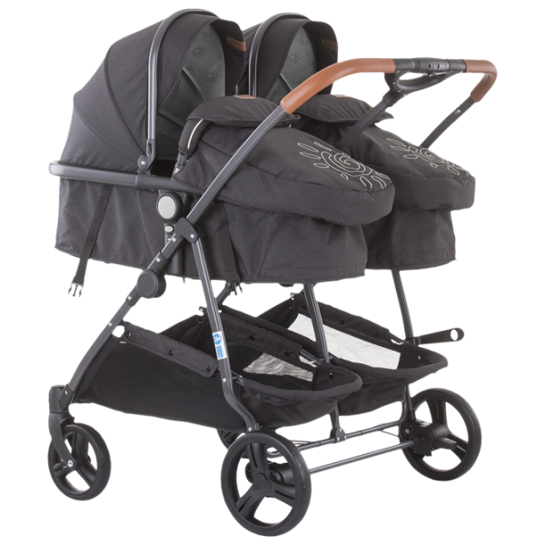 Детская коляска Chipolino Duo Smart 3800931040307/ Серый photo 1