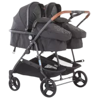 Детская коляска Chipolino Duo Smart 3800931040307/ Серый