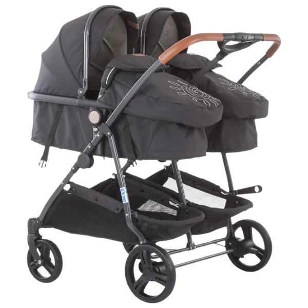 Детская коляска Chipolino Duo Smart 3800931040321/ Черный photo 1