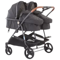 Детская коляска Chipolino Duo Smart 3800931040321/ Черный