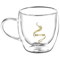 Cană GS 1396-38 350 ml/ Sticlă/ Transparent
