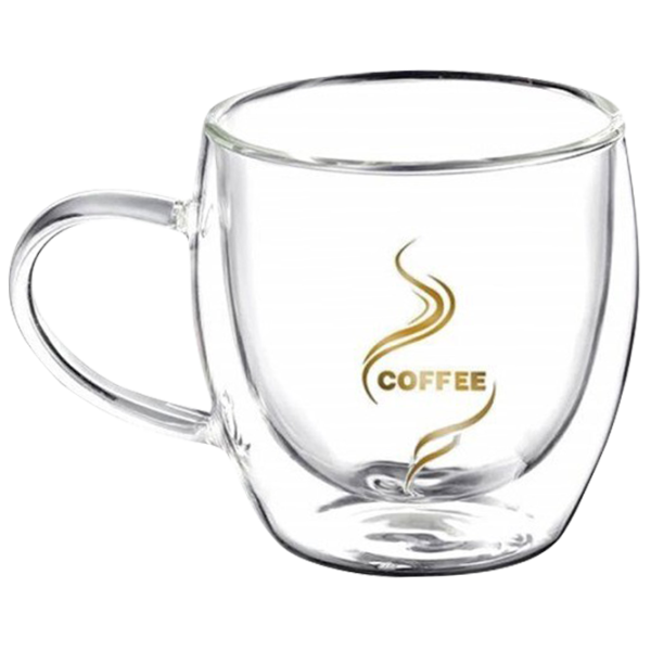 Кружка GS 1396-37 250 ml/ Стекло/ Прозрачный photo 1