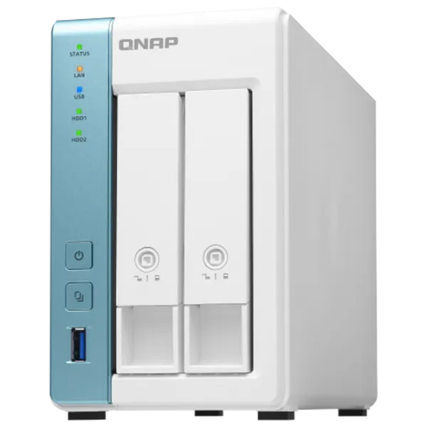 Сетевое хранилище QNAP TS-231K Белый photo 1
