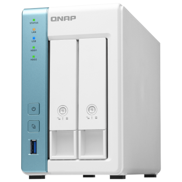 Сетевое хранилище QNAP TS-231K Белый photo 1