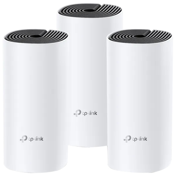 Wi-Fi Router TP-Link Deco M4(3-pack) 300 Mbit/ s/ 867 Mbit/ s/ White photo 1
