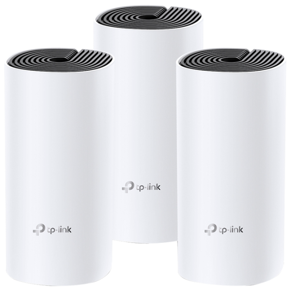 Wi-Fi Router TP-Link Deco M4(3-pack) 300 Mbit/ s/ 867 Mbit/ s/ White photo 1