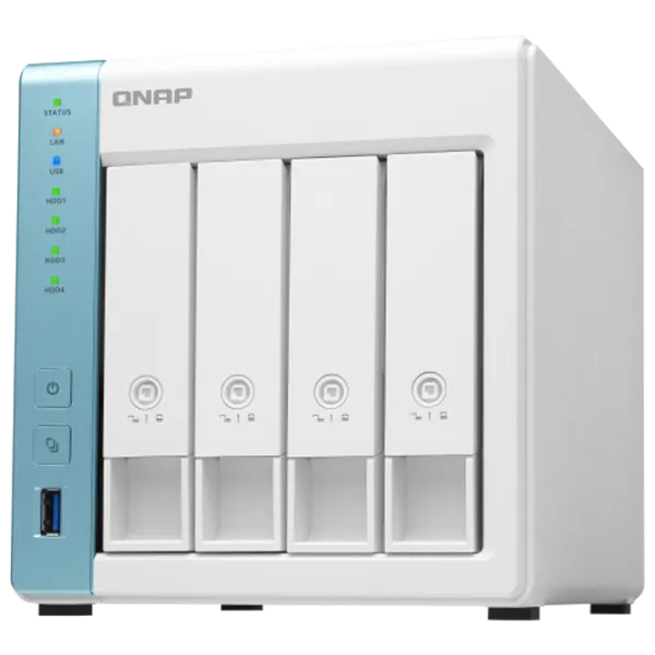 Сетевое хранилище QNAP TS-431K Белый photo 1