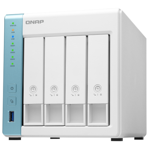 Сетевое хранилище QNAP TS-431K Белый photo 1