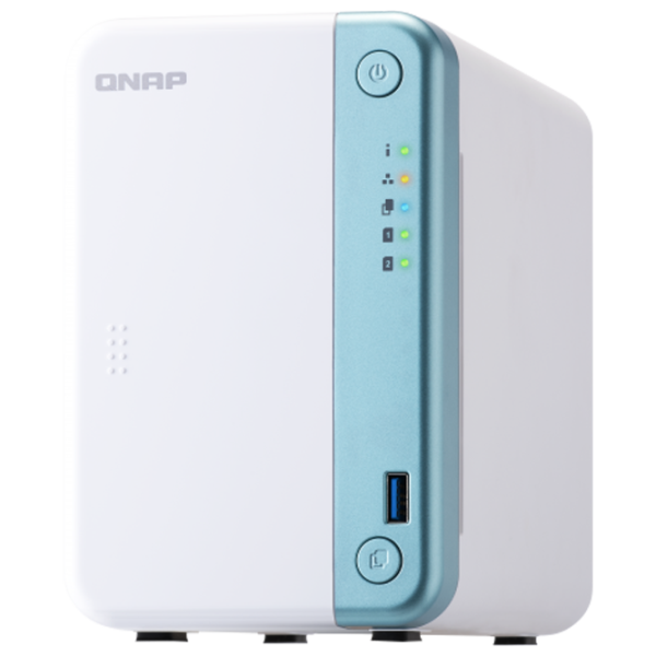 Сетевое хранилище QNAP TS-251D Белый photo 1