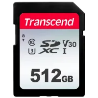 SD Card Transcend SDXC 300S 512 ГБ SD/ Class10