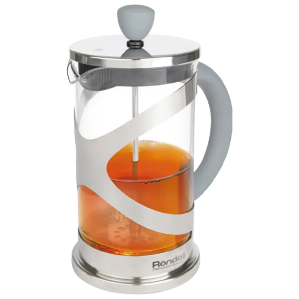 Френч-пресс Rondell Crystal Grey RDS-839 0.8 л 0.8 л/ Grey photo 1