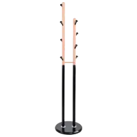 Cuier DecoPrim C-505 Metal, Lemn/ Black