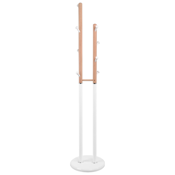 Cuier DecoPrim C-505 Metal, Lemn/ White photo 1