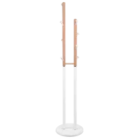 Вешалка DecoPrim C-505 Металл, Дерево/ Белый