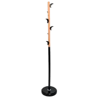 Cuier DecoPrim C-510 Metal, Lemn/ Black