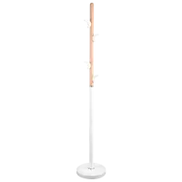 Вешалка DecoPrim C-510 Металл, Дерево/ Белый