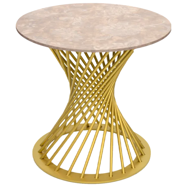 Măsuță de cafea DecoPrim FELICIA Gold photo 1 Măsuță de cafea DecoPrim FELICIA Gold photo 1