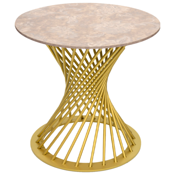 Măsuță de cafea DecoPrim FELICIA Gold photo 1 Măsuță de cafea DecoPrim FELICIA Gold photo 1