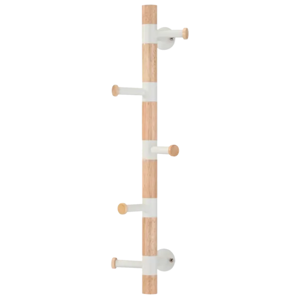 Cuier DecoPrim GC5166 Metal, Lemn/ White photo 1