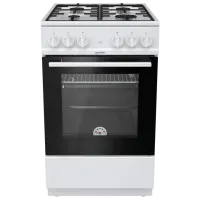Aragaz Gorenje G5111WH Pe gaz/ White/ Black