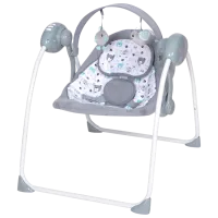 Leagăn pentru bebeluși Lorelli Portofino (10090061901) 9 kg/ Gray