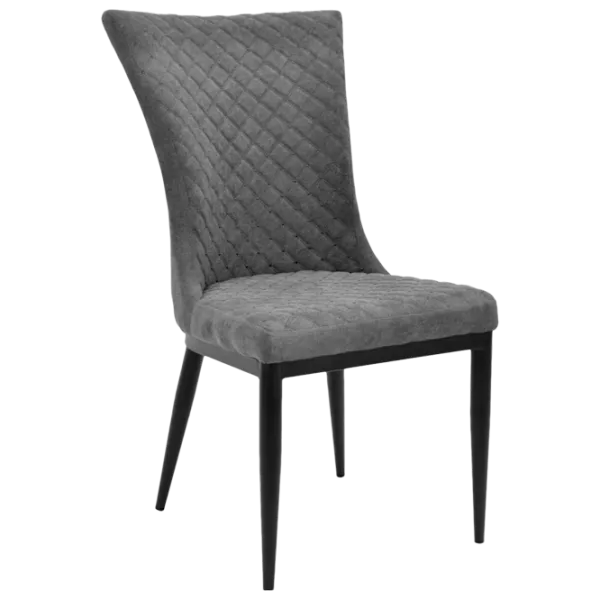 Scaun de bucătărie DecoPrim C-64 Gray Black photo 1 Scaun de bucătărie DecoPrim C-64 Gray Black photo 1