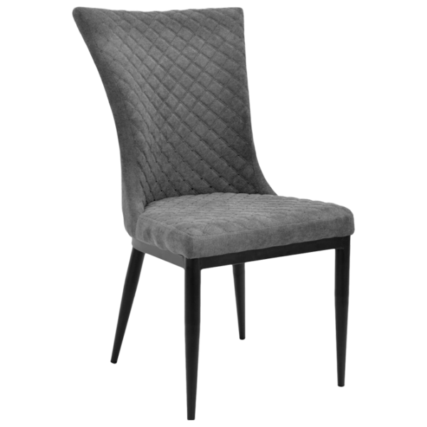 Scaun de bucătărie DecoPrim C-64 Gray Black photo 1 Scaun de bucătărie DecoPrim C-64 Gray Black photo 1