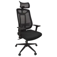 Fotoliu de birou DecoPrim M936 Plasă acrilică/ Black