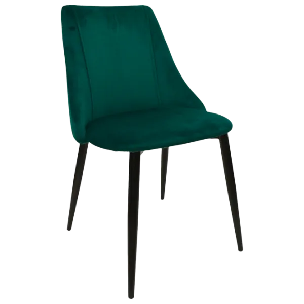 Scaun de bucătărie DecoPrim ARI Stofă/ Green Black photo 1