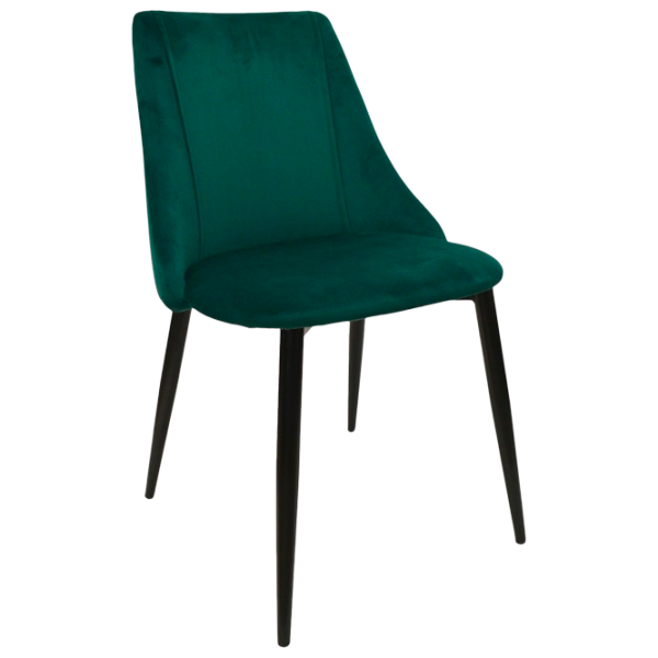 Scaun de bucătărie DecoPrim ARI Stofă/ Green Black photo 1