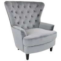 Fotoliu living DecoPrim Nobil Gray