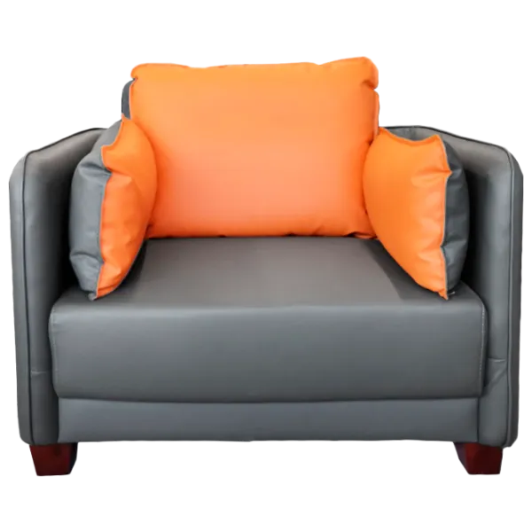 Кресло для гостиной DecoPrim W1203 Коричневый Серый photo 1