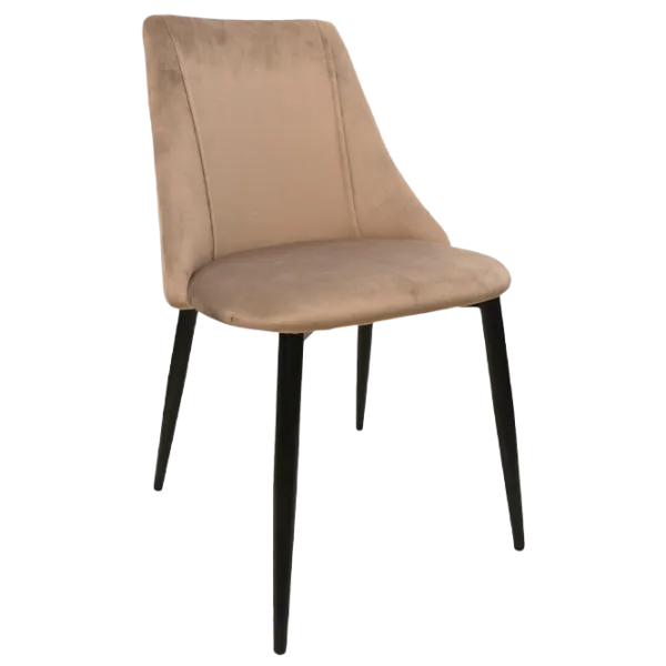 Scaun de bucătărie DecoPrim ARI Stofă/ Beige Black photo 1 Scaun de bucătărie DecoPrim ARI Stofă/ Beige Black photo 1