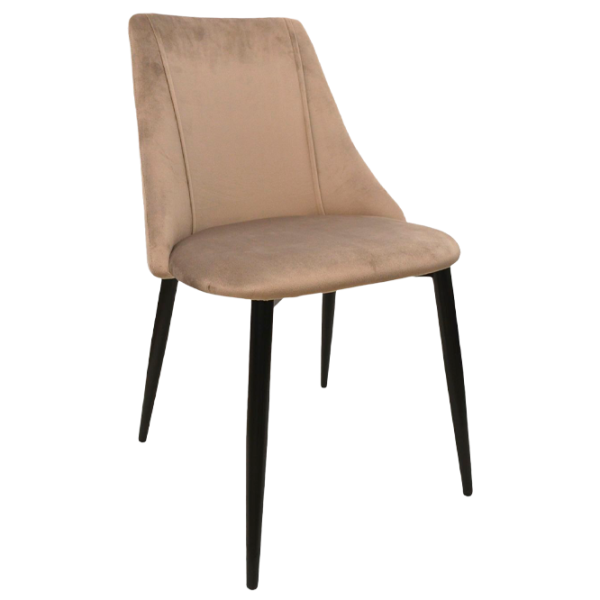 Scaun de bucătărie DecoPrim ARI Stofă/ Beige Black photo 1 Scaun de bucătărie DecoPrim ARI Stofă/ Beige Black photo 1