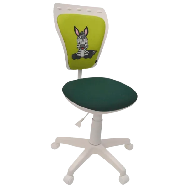 Офисное кресло DecoPrim MINISTYLE GTS WHITE ZEBRA Полиэстер/ Белый Черный photo 1 Офисное кресло DecoPrim MINISTYLE GTS WHITE ZEBRA Полиэстер/ Белый Черный photo 1