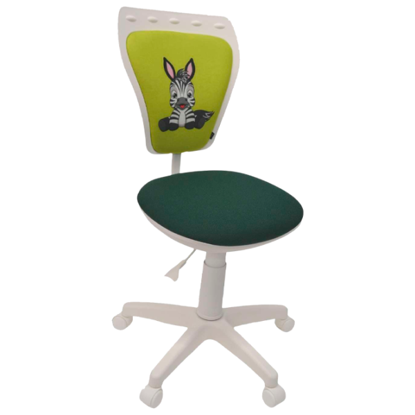 Офисное кресло DecoPrim MINISTYLE GTS WHITE ZEBRA Полиэстер/ Белый Черный photo 1 Офисное кресло DecoPrim MINISTYLE GTS WHITE ZEBRA Полиэстер/ Белый Черный photo 1