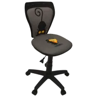 Офисное кресло DecoPrim MINISTYLE GTS CAT&MOUSE Полиэстер/ Черный Черный