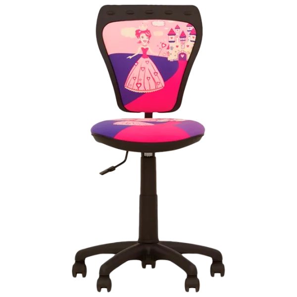 Fotoliu de birou Nowy Styl Ministyle GTS Princess Poliester/ Pink Black photo 1