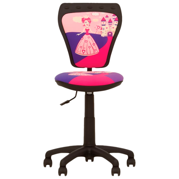Fotoliu de birou Nowy Styl Ministyle GTS Princess Poliester/ Pink Black photo 1