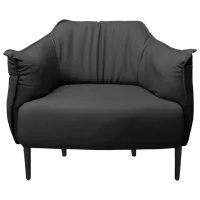 Fotoliu living DecoPrim KING Black