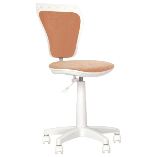 Fotoliu de birou DecoPrim MINISTYLE GTS WHITE ZEBRA Poliester/ White Beige photo 1