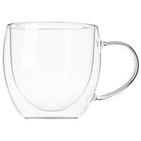 Набор чашек Ardesto AR2625GH 250 ml/ Стекло/ Прозрачный