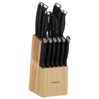 Set de cuțite Ardesto AR2114SW Oțel inoxidabil / Black