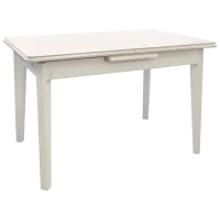 Masă de bucătărie DecoPrim Malta  MDF/ White